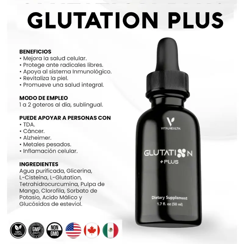 Glutation PLUS VitalHealth El Antioxidante Maestro's photo #3